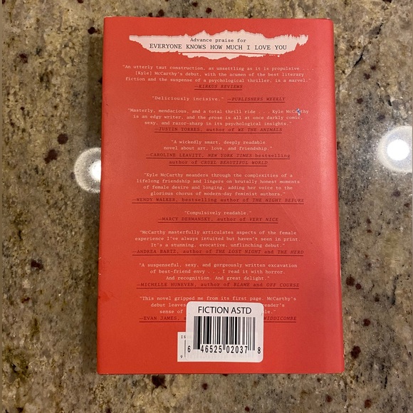 Everyone Knows How Much I Love You A Novel by Kyle McCarthy Hardcover - Picture 7 of 8